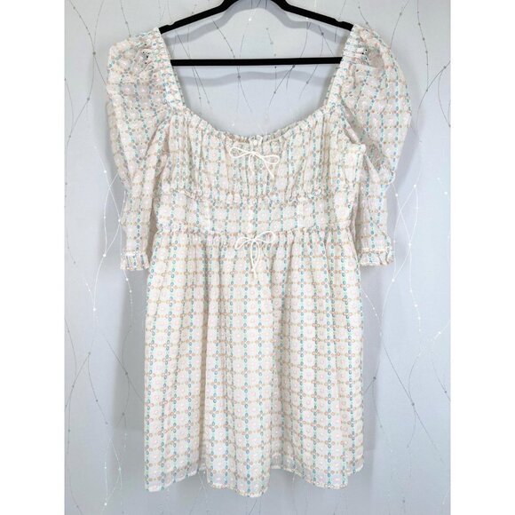 For Love & Lemons White Libby Mini Dress $220 - Picture 5 of 16